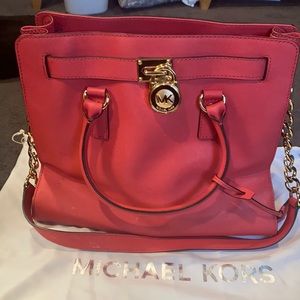 Red Michael Kors bag